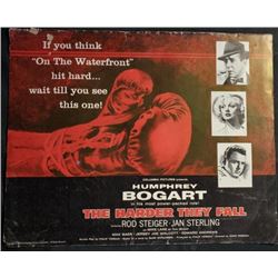 1956 Columbia Pictures "THE HARDER THEY FALL" 1956 Columbia Pictures double sided poster starrin