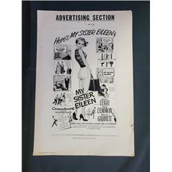 "Here's My Sister Eileen" 1955  Press Book 1955 " HERE'S MY SISTER EILEEN" STARRING : Robert Fosse K