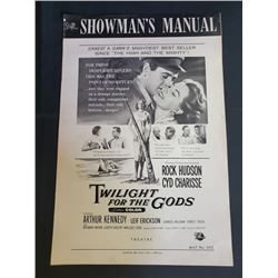 "Twilight for the Gods" 1958 Press Book Twilight for the Gods 1958 Rock Hudson Cyd Charisse