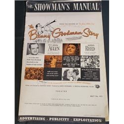 "The Benny Goodman Story" 1956 Press Book Universal International  The Benny Goodman Story Steve All