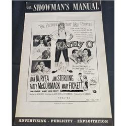 "Kathy O" '1958 Press Book Kathy O'  Starring:  Dan Duryea Jan Sterling Patty McCormack Same pages c