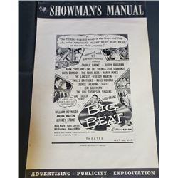 "Big Beat" 1958 Press Book 1958 Big Beat Press book 1 page has an article cut out