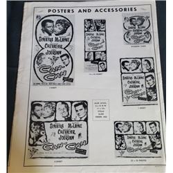 "Can Can" 1960 Press Book Can-Can Starring Frank Sinatra Shirley MacLaine