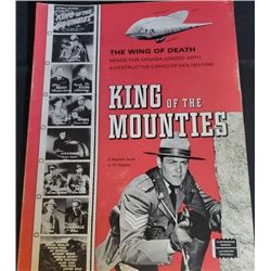 Pressbooks " King of the Mounties" 1942 Pressbook King of the Mounties  Allan Lane Gilbert Emery