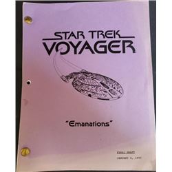 "Star Trek Voyager" (1995-2001) Script Emanations Season 1 Episode:  9 This is the final draft Dated
