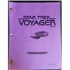 Image 1 : "Star Trek Voyager" (1995 -2001) Script REMEMBER Season 3 Episode  6 This is the final draft dated J