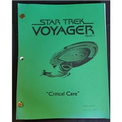"Star Trek Voyager" (1995-2001) Script Critical Care Season 7 Episode: 5 This is the final draft dat