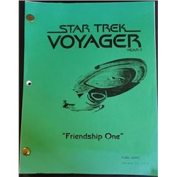 "Star Trek Voyager" (1995-2001) Script Friendship One Season 7 Episode 21 This is the final draft da
