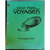 Image 1 : "Star Trek Voyager" (1995-2001) Script Friendship One Season 7 Episode 21 This is the final draft da