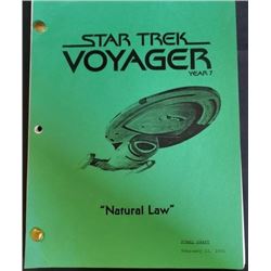 "Star Trek Voyager" (1995-2001) Script )    Natural Law Season 7 Episode 22 This is the final draft
