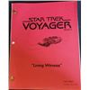 Image 1 : "Star Trek Voyager" (1995-2001) Script Living Witness Series 4 Episode 23 This is the final draft da