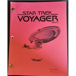 "Star Trek Voyager" (1995-2001) Script )   Muse Season 6 Episode 22 This is the final draft dated Fe