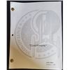 Image 1 : "Star Trek Enterprise" 2001   Script Cold front  Season 1 Episode 11 This is the final draft dated