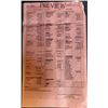 Image 2 : "Alien Resurrection" 1997 Call Sheet
