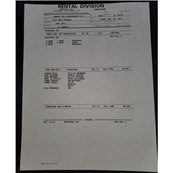 Diff'rent Strokes  (1978–1986) - Call Sheet Oct. 18th 1984