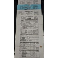 Misconduct (AKA Beyond Deceit 2016) - Set of 4 Call Sheets - Al Pacino - 4/04/15 - 4/16/15