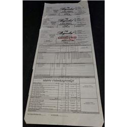 "The Beguiled" 2016 Call Sheet Starring: Collin Farrell, Miss Martha, Kirsten Dumst 11/23/2016