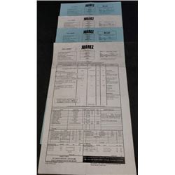 "Juarez" 2016 Call Sheet Starring: Hugh Jackman, Patrick Stewart, Dafine Keen  May 13th 2016 - June