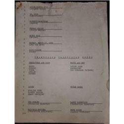 "Space Patrol" 1952 Scrpit By: Maury Hill March 17, 1952