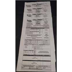 "Queen Sugar" 2017 Call Sheet  Starring Rutina Wesley, Kofi Siriboe, Greg Vaughan July 7th - August