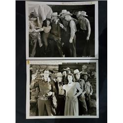 "Riding West" 1944 8X10 Production Still 1944 Starring Charles Starrette, Arthur Hunnicutt, Steve Cl
