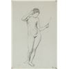 Image 2 : Two Graphite Sketches Nude Female Inscribed '68