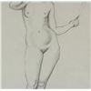 Image 4 : Two Graphite Sketches Nude Female Inscribed '68