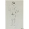 Image 7 : Two Graphite Sketches Nude Female Inscribed '68