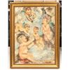 Image 1 : Jiskje Oil on Board Cherubs Mythological Scene