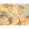 Image 3 : Jiskje Oil on Board Cherubs Mythological Scene