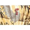Image 2 : Chinese Ink and Watercolor Fan Painting Rooster