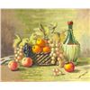 Image 1 : Signed S. Trolli Oil on Canvas Fruit Basket