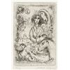 Image 1 : Marc Chagall French Signed Etching on Paper 14/75