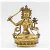 Image 1 : Chinese Bronze Manjushri Statue
