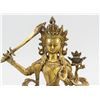 Image 2 : Chinese Bronze Manjushri Statue