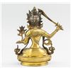 Image 4 : Chinese Bronze Manjushri Statue