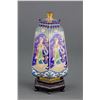 Image 1 : Chinese Fine Bronze Cloisonne Hexagon Vase