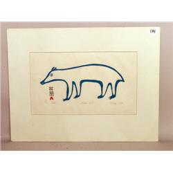 Canadian Art: Inuit Stone Cut 19/50