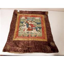 Mongolian Thanka Horseman