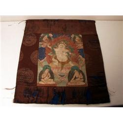 Mongolian Thanka Five Figures