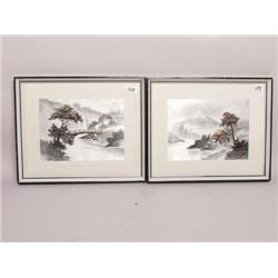 Japanese Silk Work Landscapes