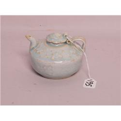 Antique Chinese Glazed Ceramic Teapot