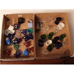 Collection of Various Eye Wash Glasses