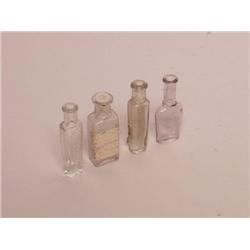 Four Antique Perfume Bottles