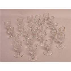 Vintage Eye Wash Glasses - Clear