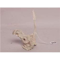 Antler Carving Cobra Dragon and Eagle