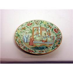 Chinese Export Porcelain Dish Ca. 1860