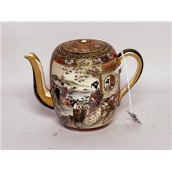 Japanese Satsuma Ceramic Teapot