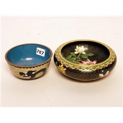 Cloissone: Two Old Bowls