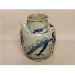 Antique Chinese Ceramic Water Jar